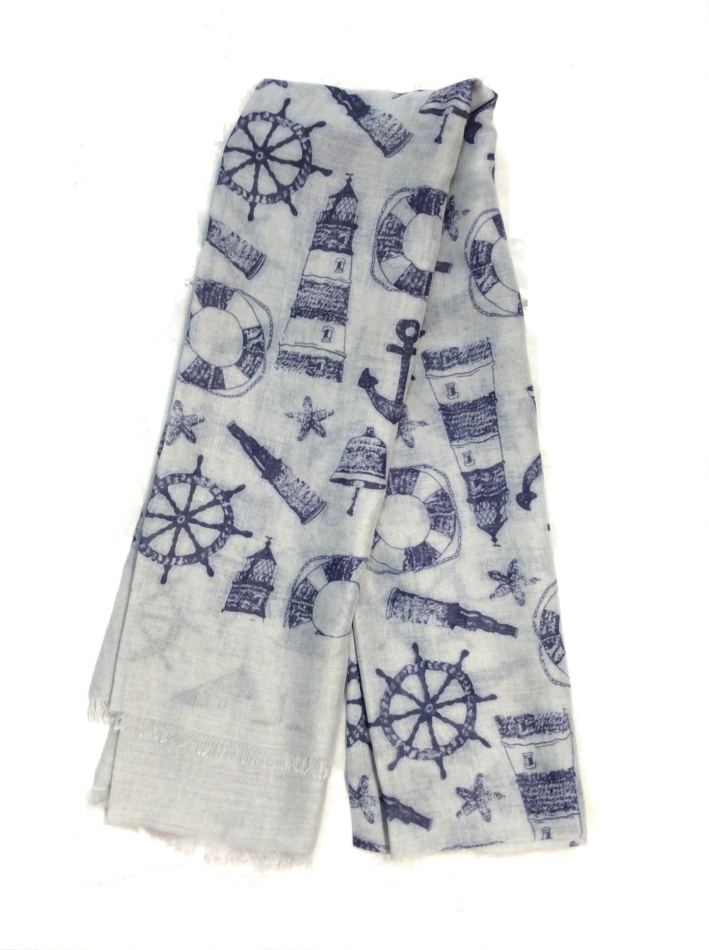 Nautical Scarf #89-93042GY