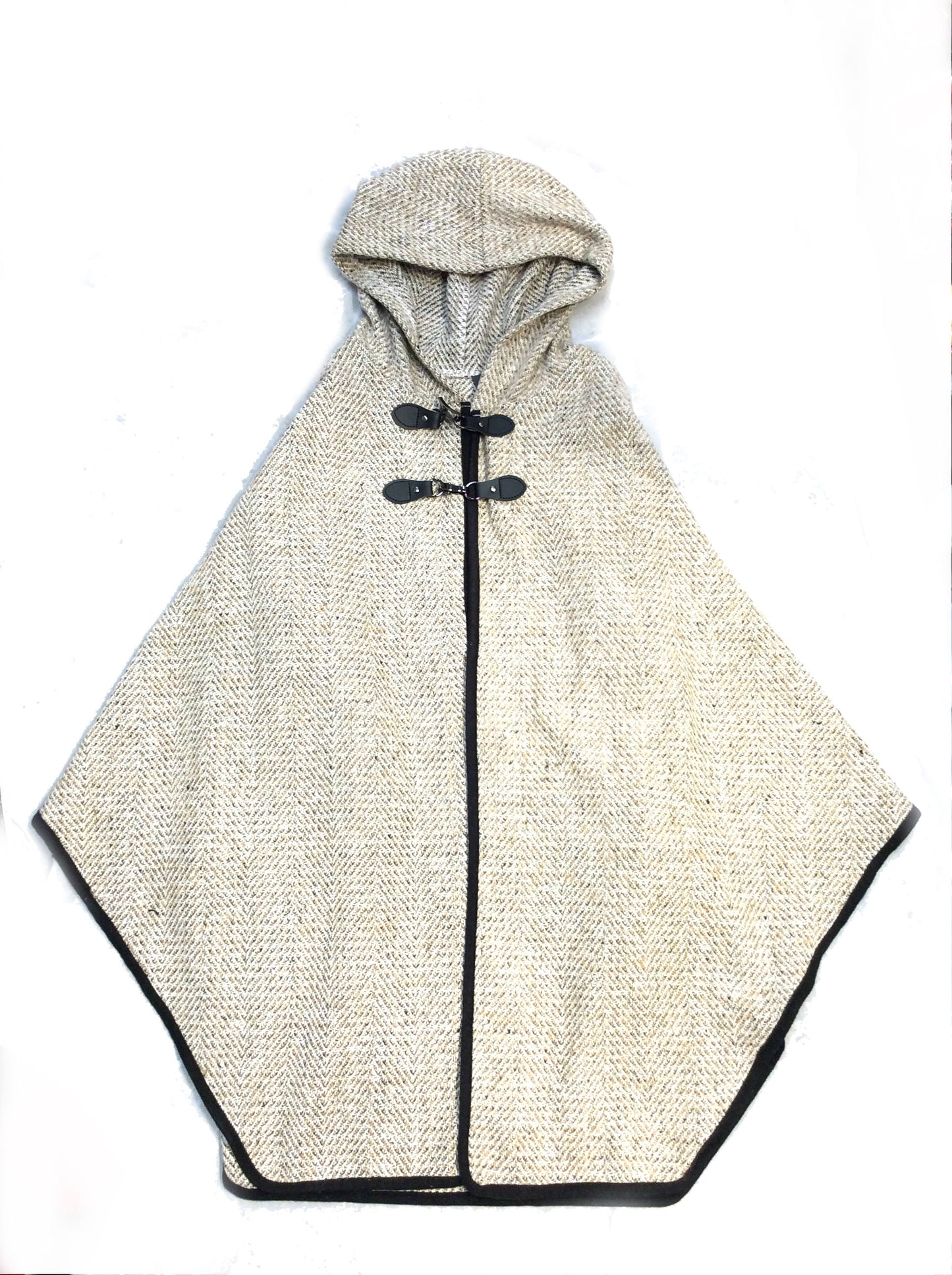 Open Hooded Poncho #89-93012