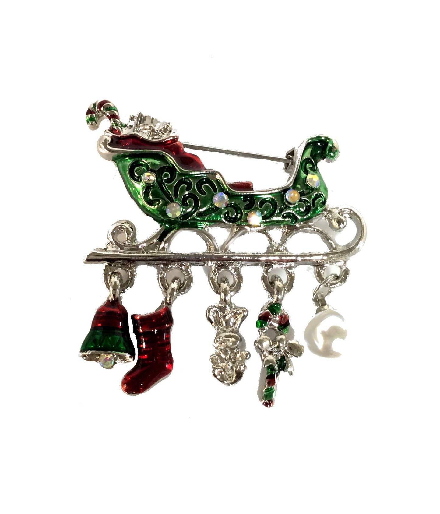 Christmas Sleigh Pin #89-91809