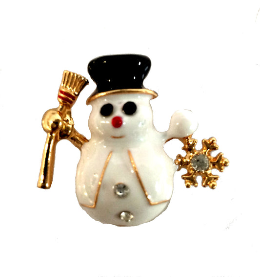 Christmas Snowman Pin #89-91702