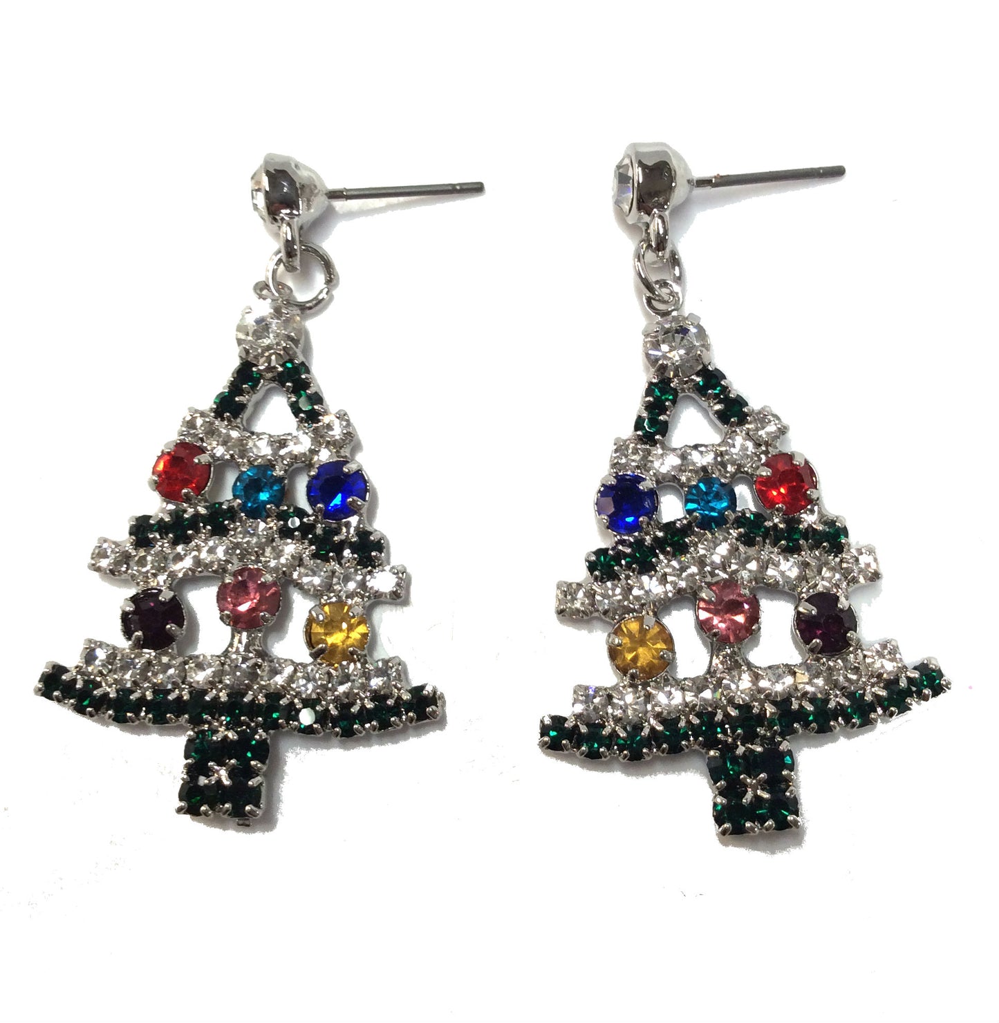Christmas Tree Post Earring #19-1410641