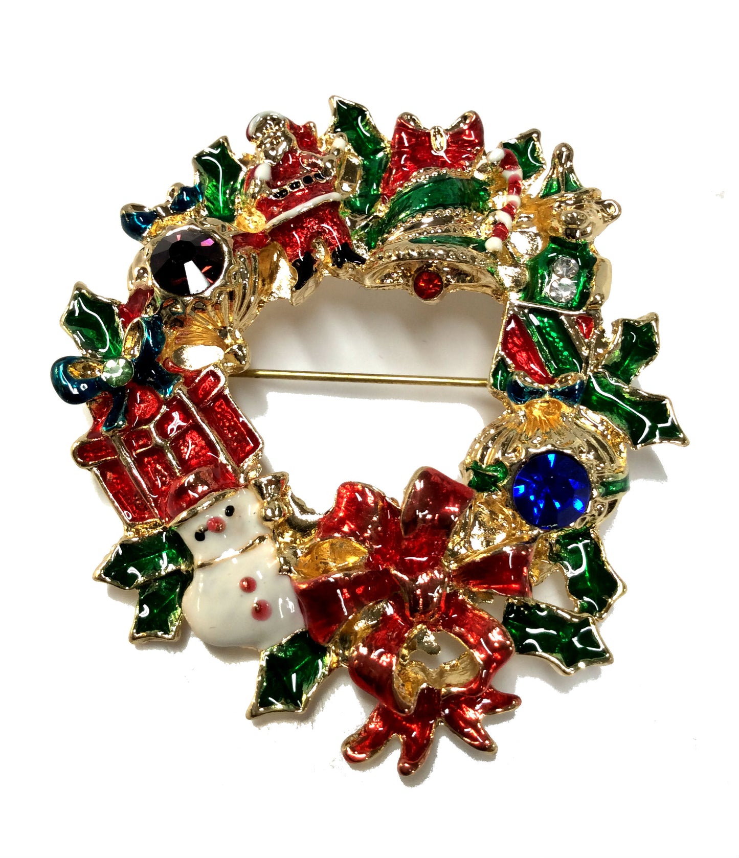 Christmas Wreath Pin #28-2807