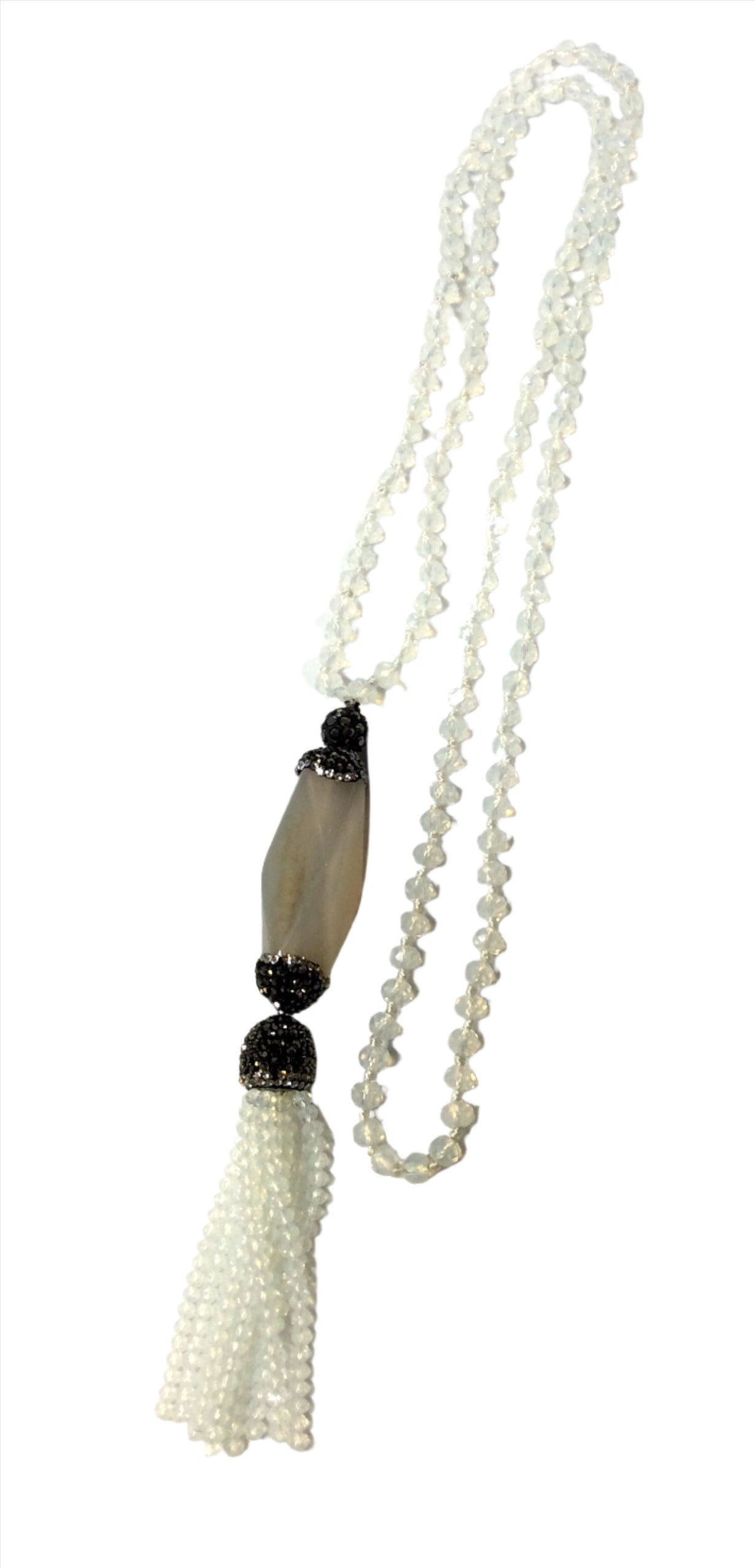 Crystal Necklace #89-93091WH