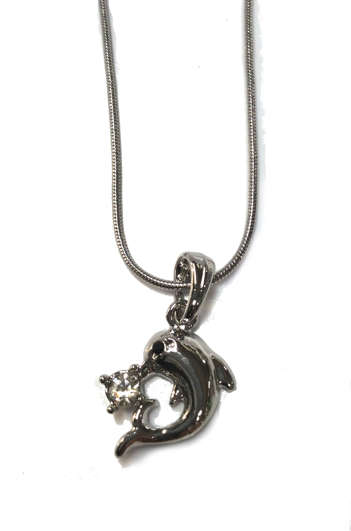 Tiny Dolphin Necklace #27-2651