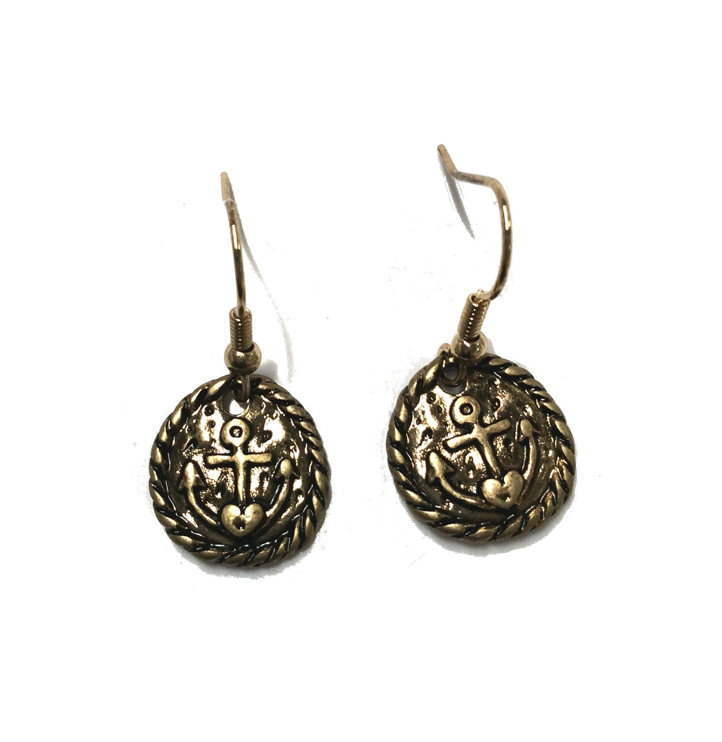 Anchor Earring #12-25168GD