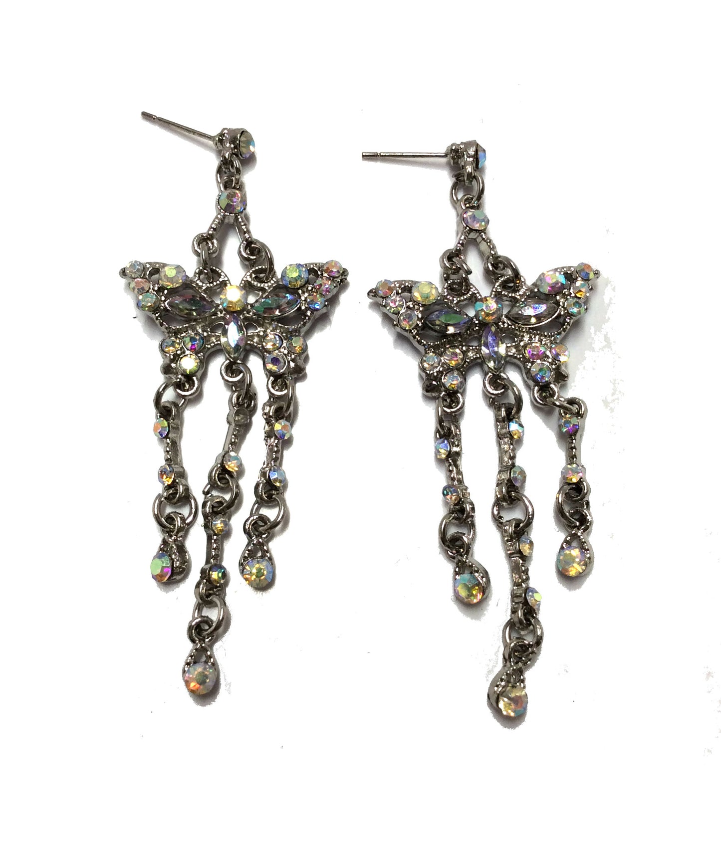 Butterfly Dangling Earrings#28-11186AB
