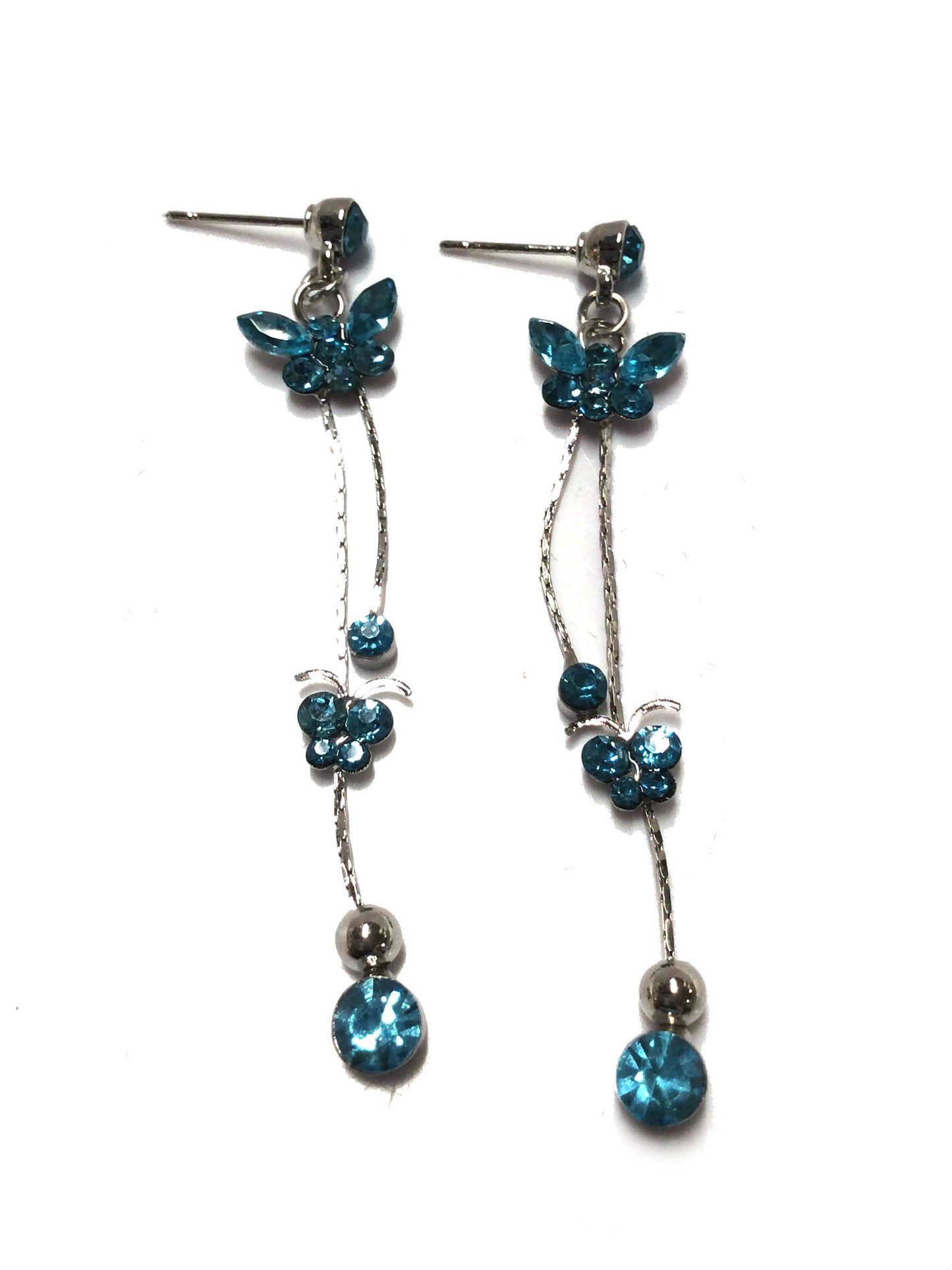 Butterfly Earrings #88-3049BL