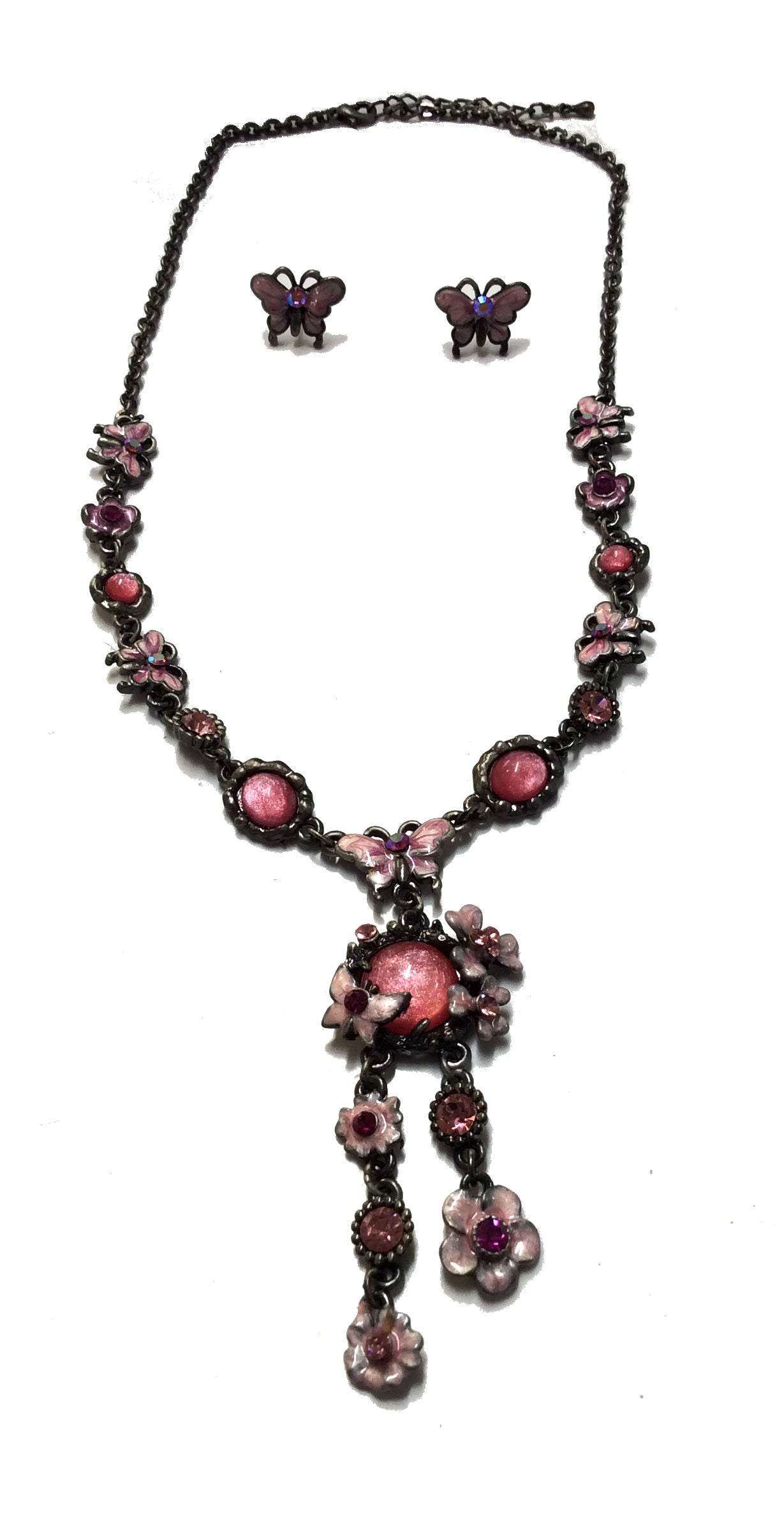 Butterfly Necklace Set #68-96031