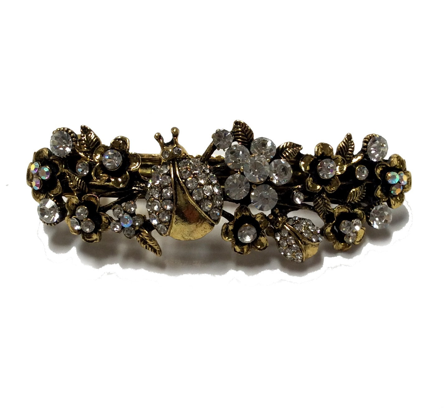 Floral Ladybug Hair Clip #12-70998