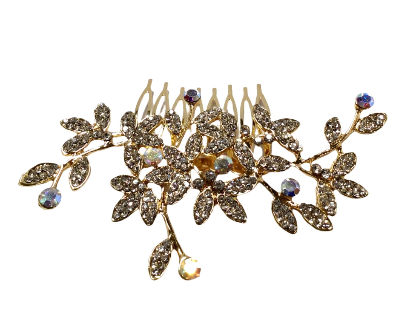 Flower Hair Comb #89-90022GD