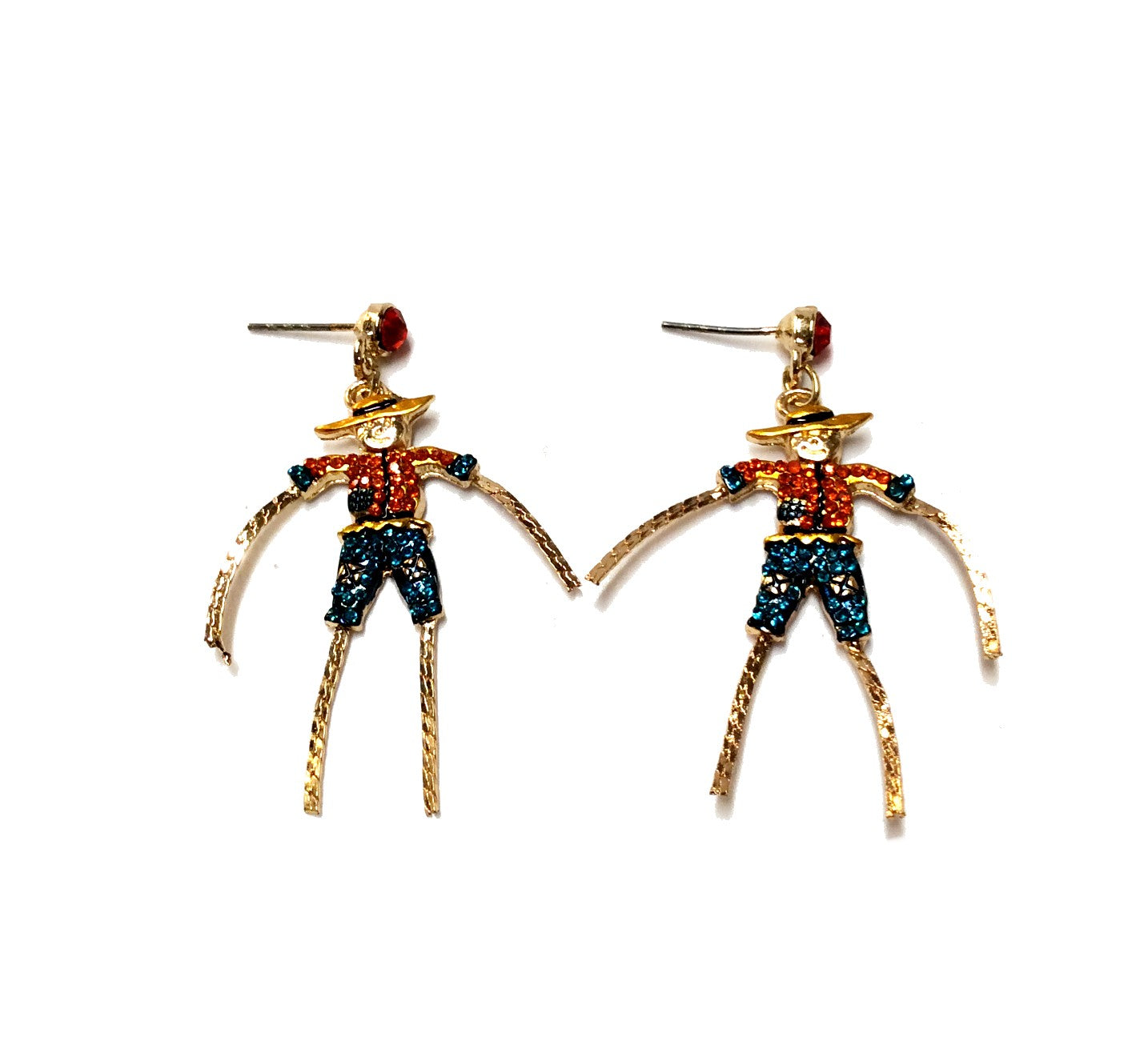 Halloween Scarecrow Earrings #28-140824