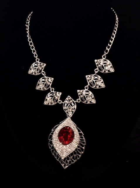 Leaf Necklace #28-11230RD