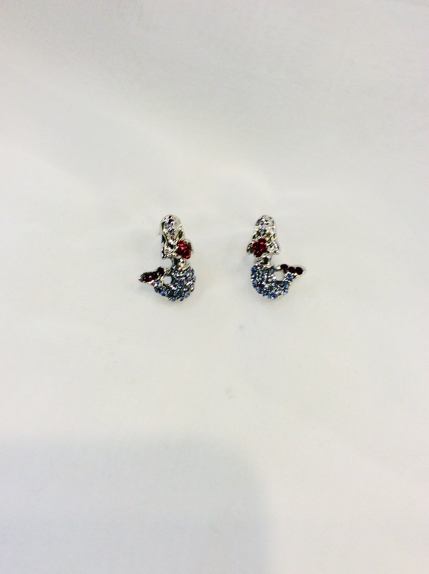 Mermaid Post Earrings #38-2970LSA (Light Sapphire)