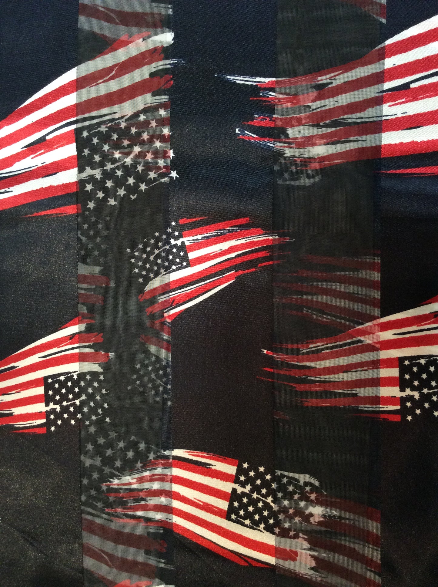 Flag Satin Scarf #ON-4002NV (Navy)