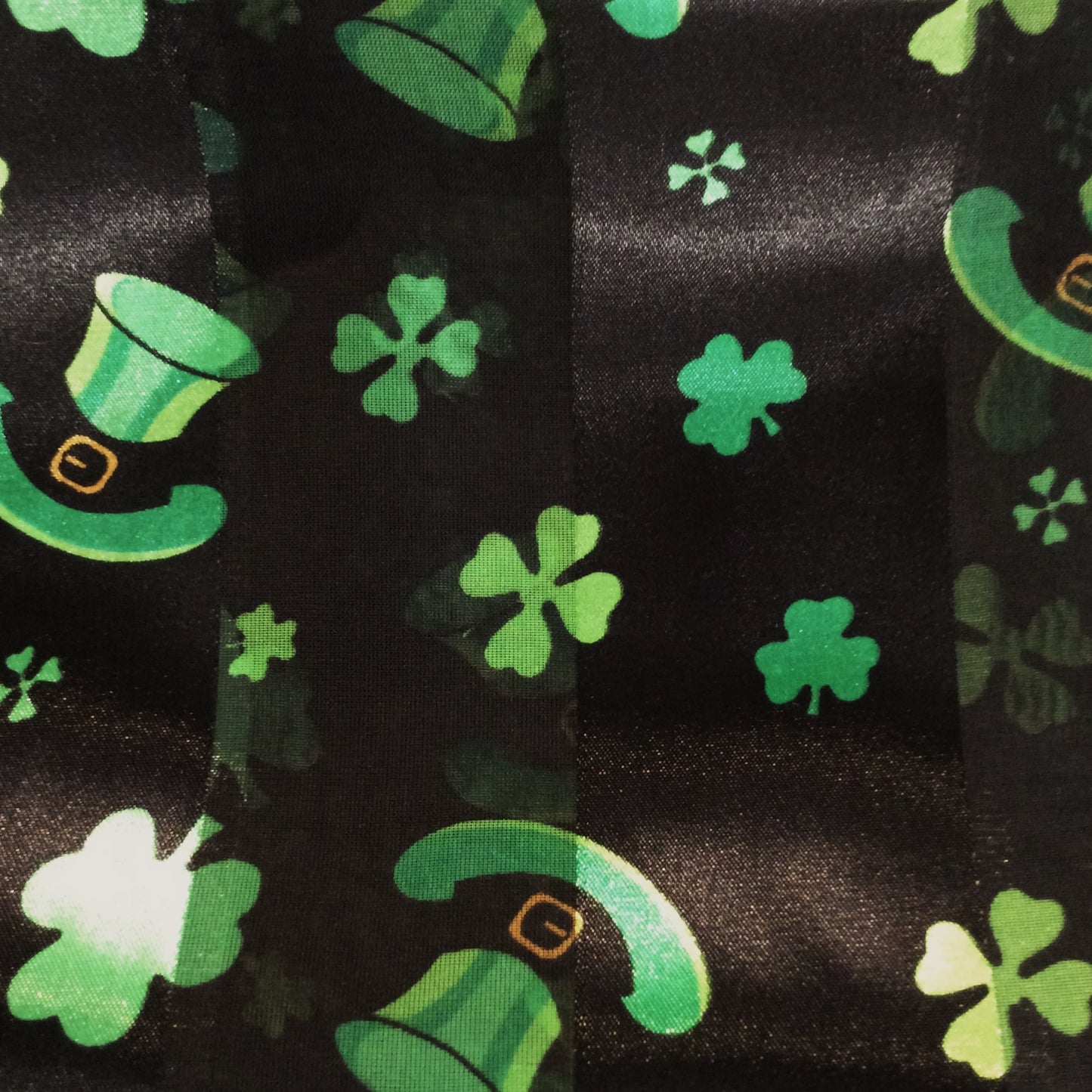 Shamrock Satin Scarf #OS-1528BK (Black)