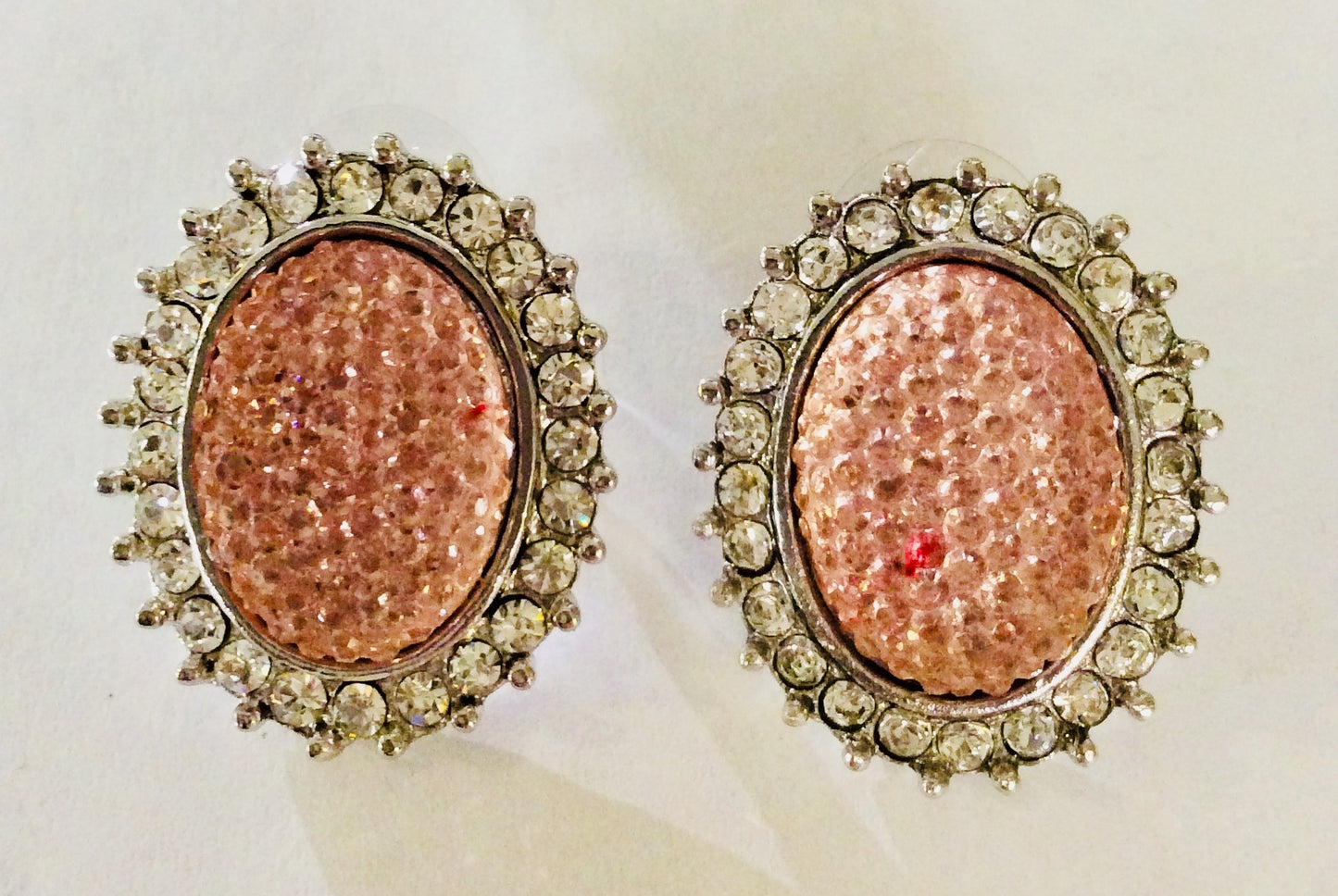 ROUND CRYSTAL STONES EARRING #12-22281RO