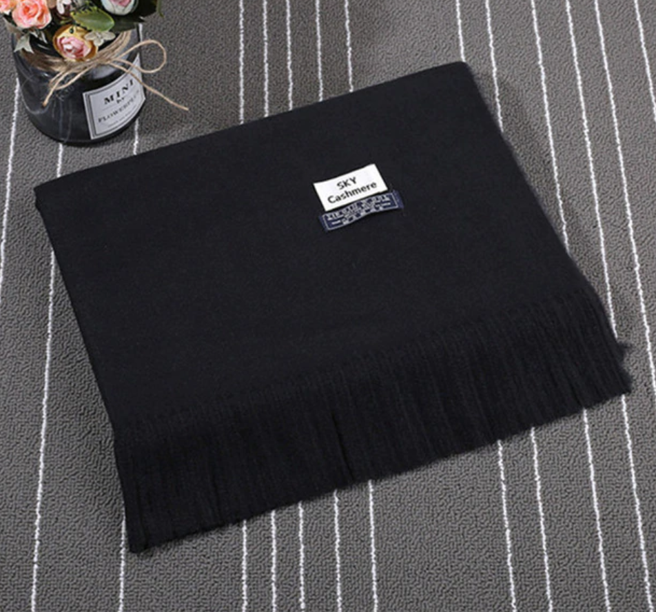 Cashmere Scarf BLACK #89-1041BK