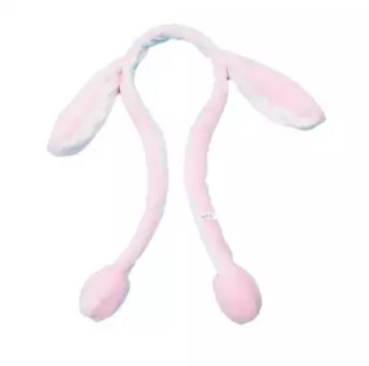 Bunny Moving Ears Air Pump Headband #88-3001WH