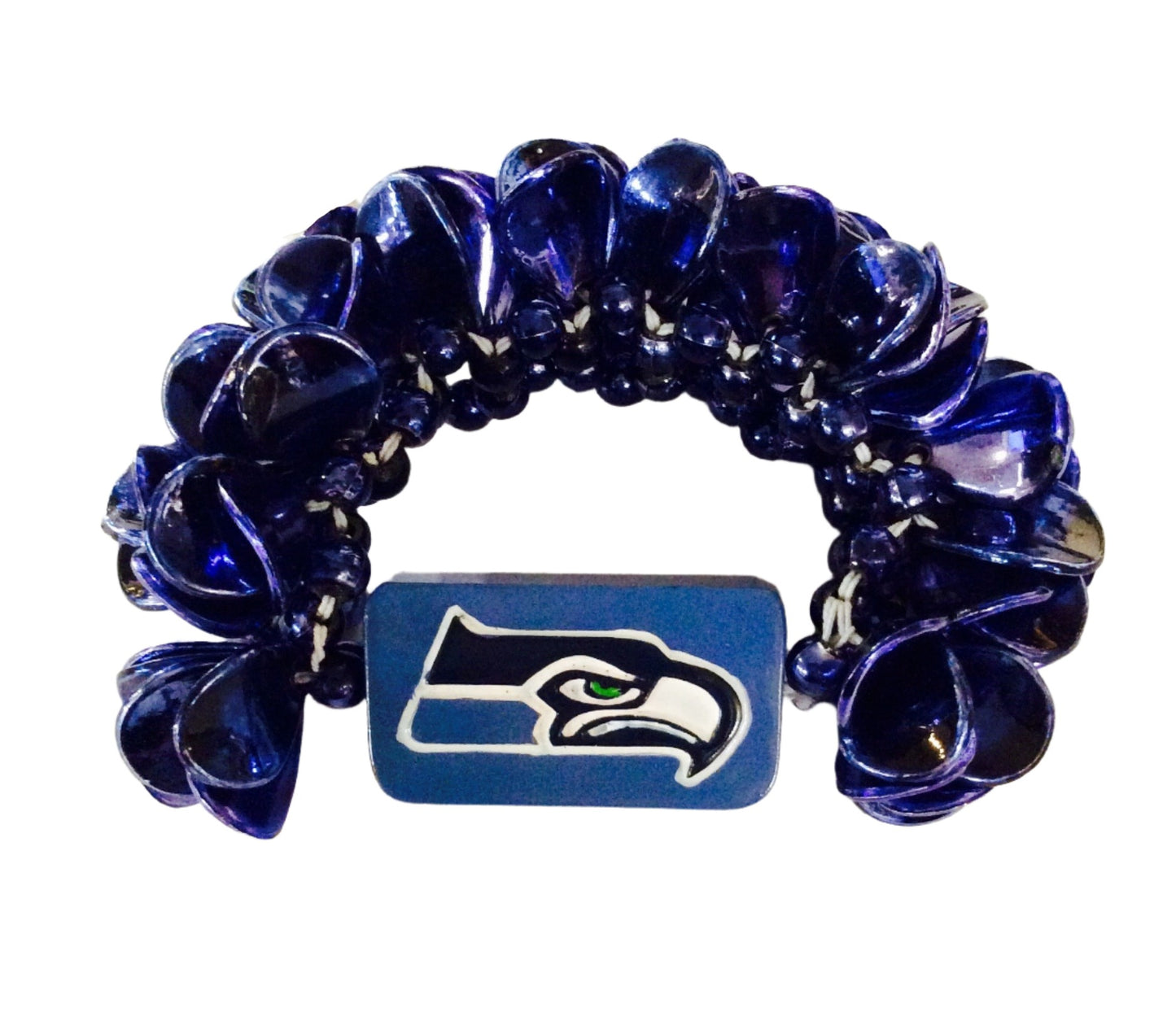 Seahawks Beaded Bracelet #35-1639