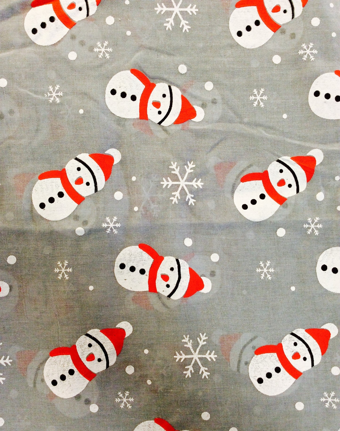 Snowman Oblong Scarf #88-12079SI