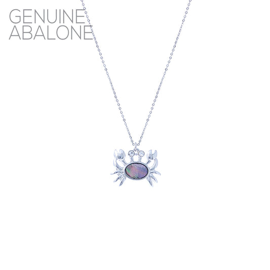 Crab Necklace Abalone #12-17145