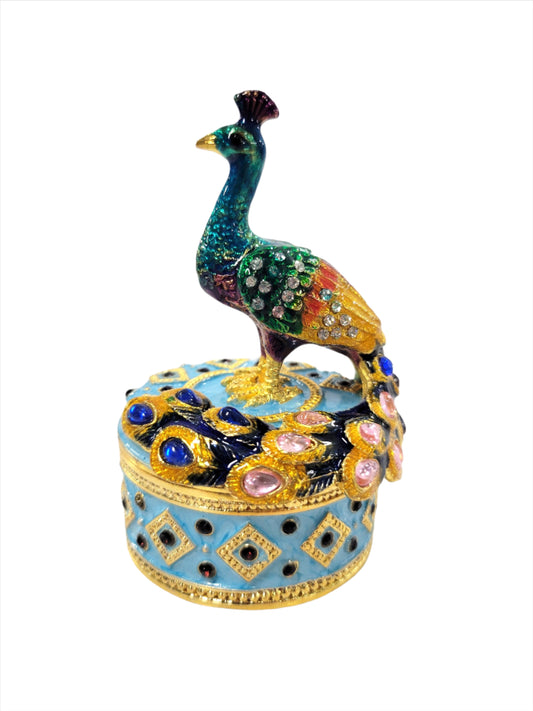 Peacock Trinket Box #89-734232