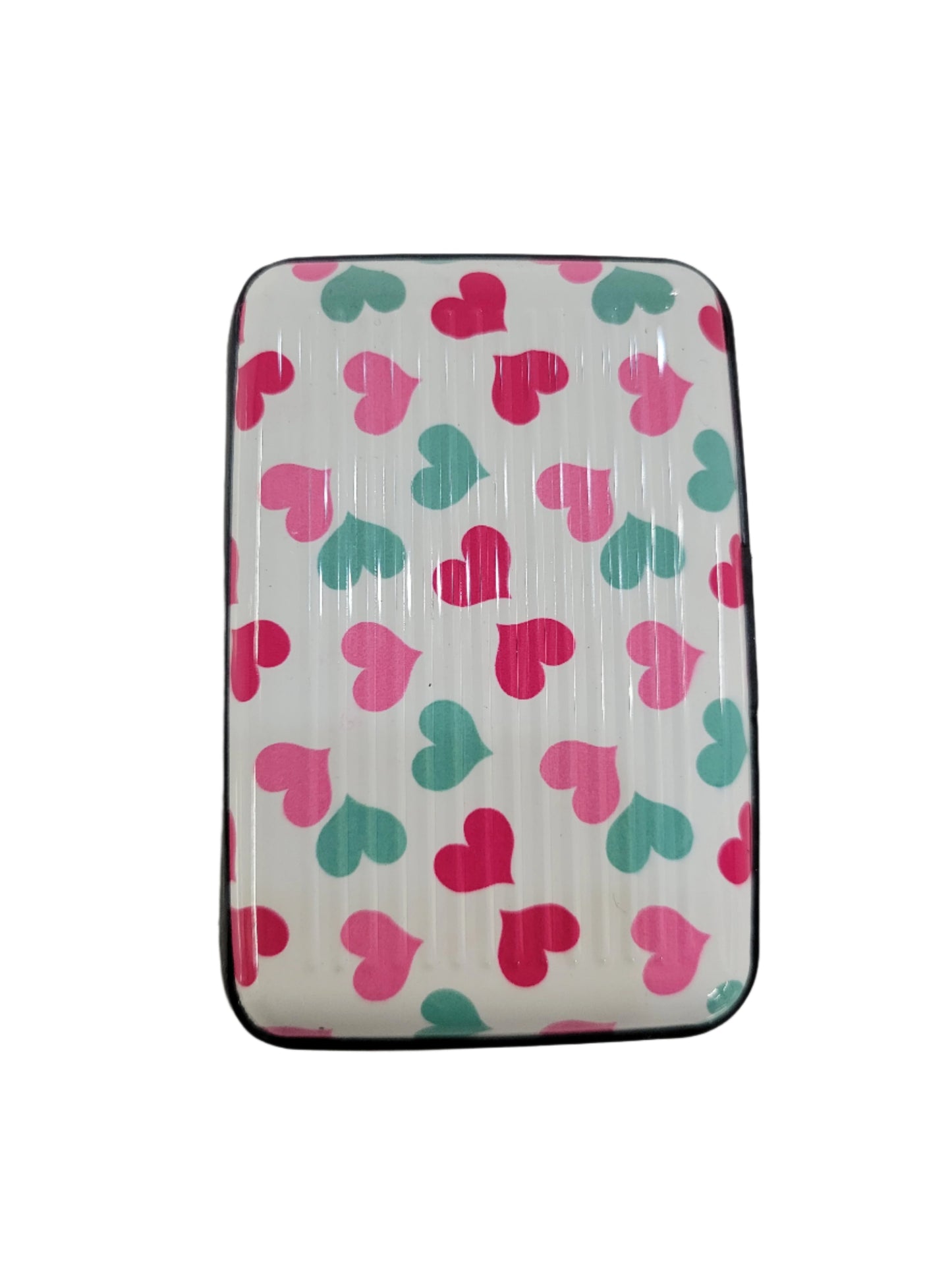 Aluminum Wallet Hearts #65-32625H1