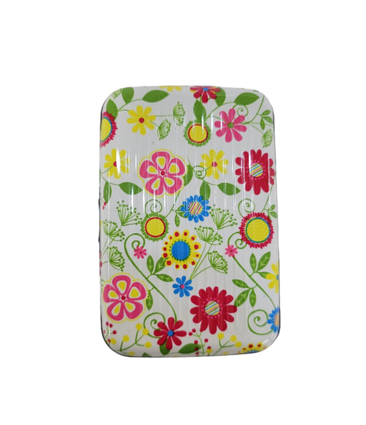 Aluminum Wallet Floral #65-32625FL1