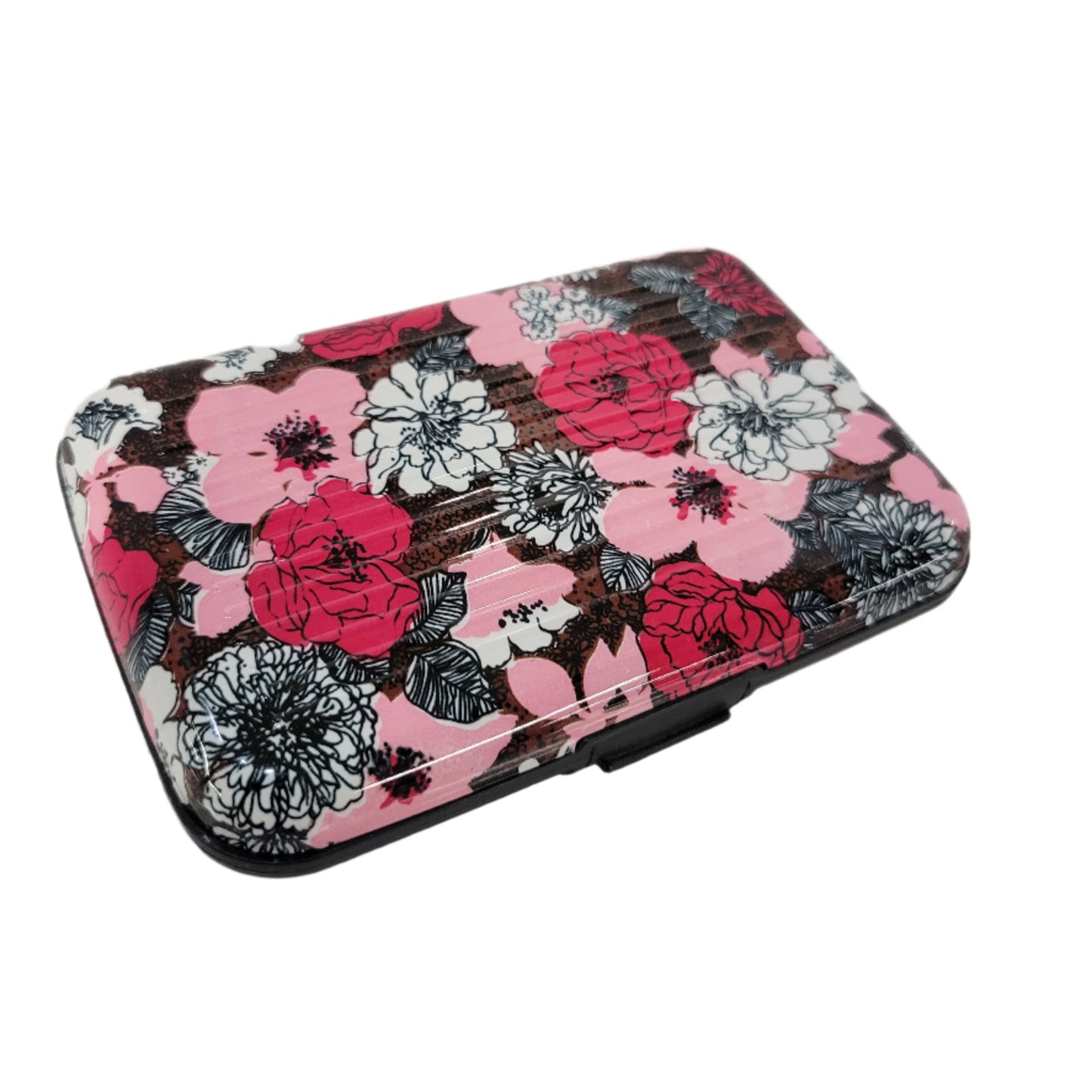 Aluminum Wallet Floral #65-32625FL2