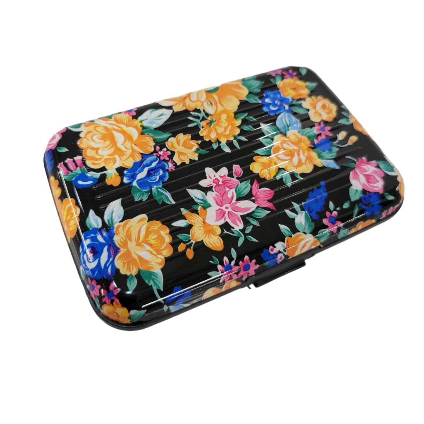 Aluminum Wallet Floral #65-32625FL4