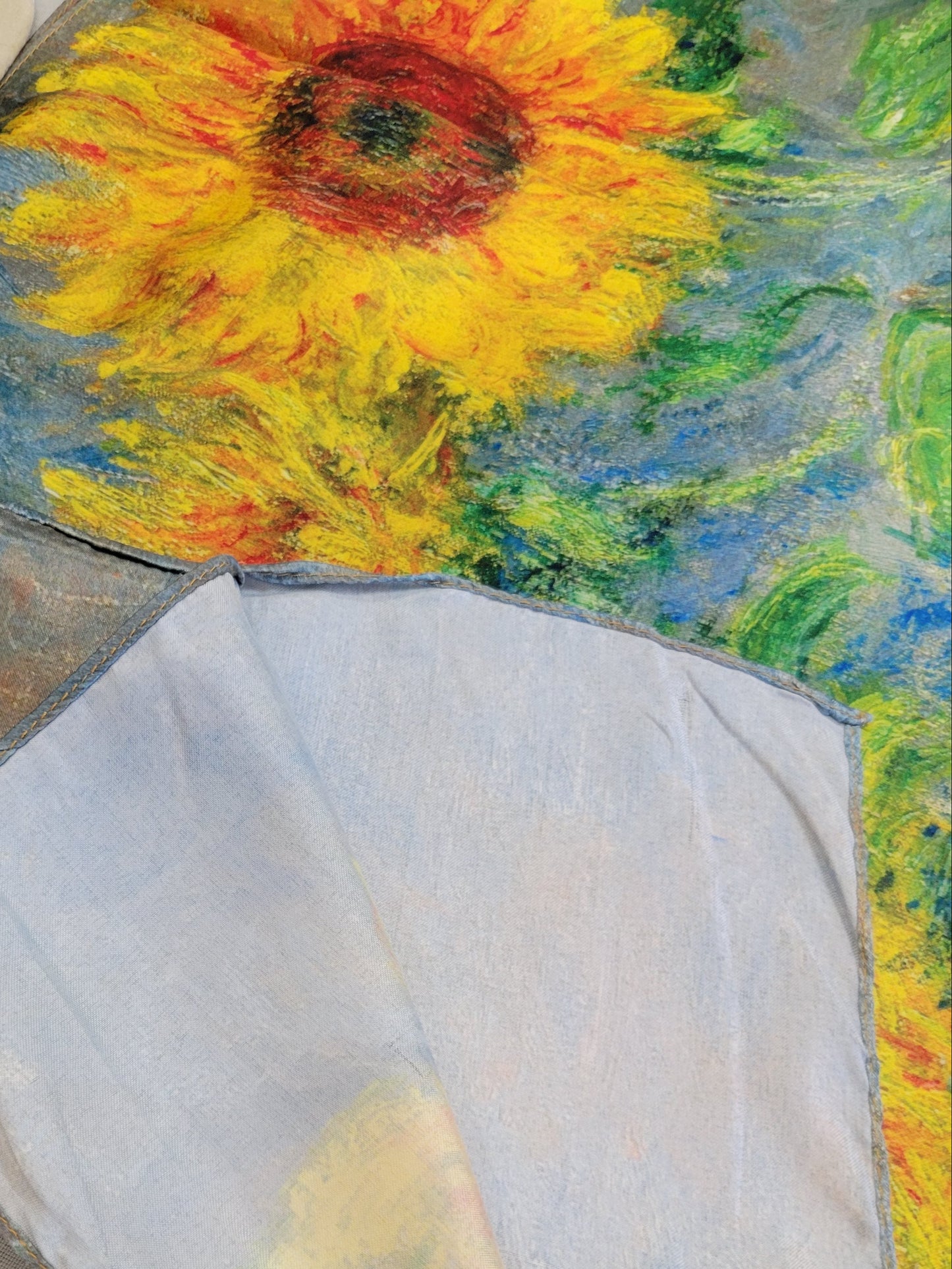 Artist Satin Poncho #89-25119FL