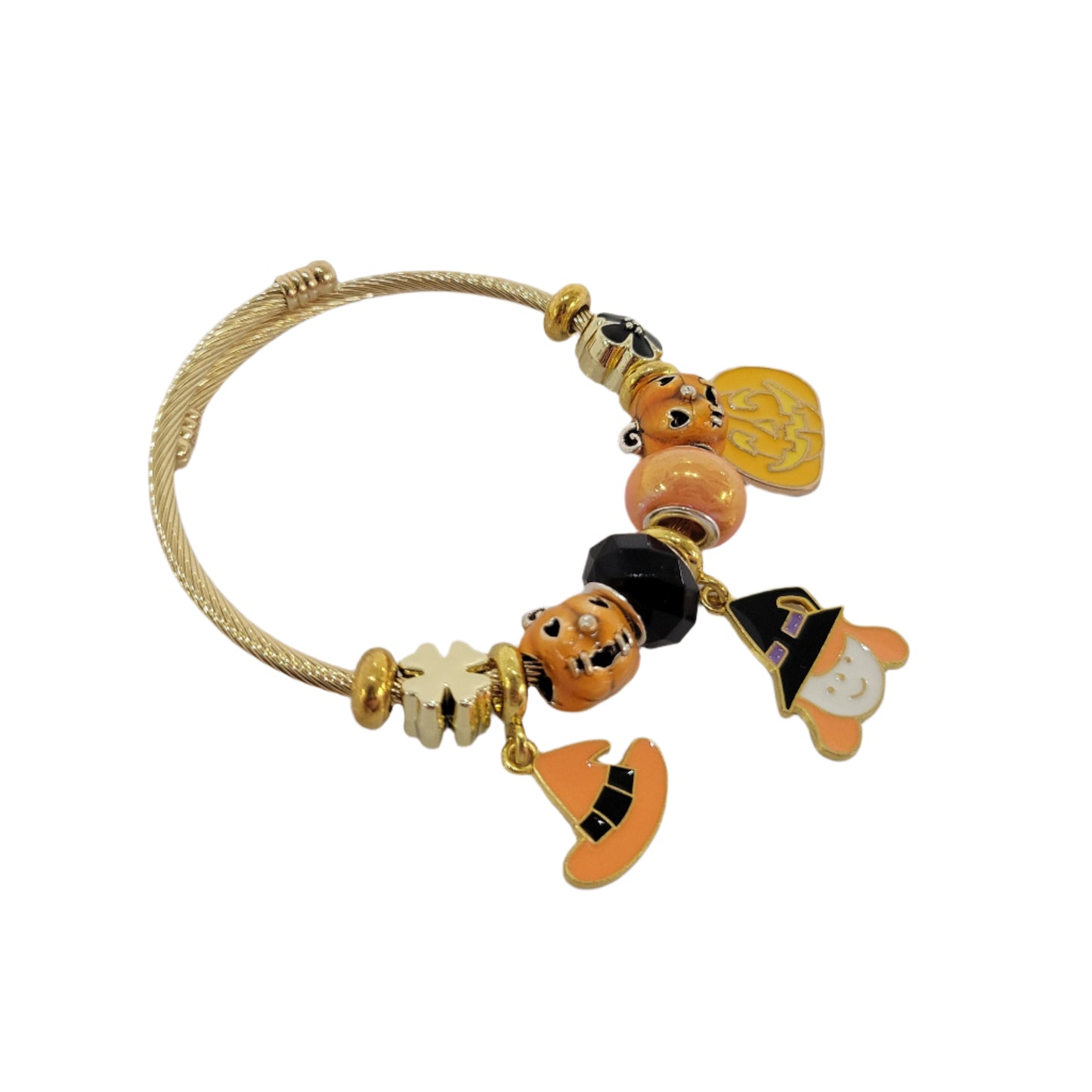 Halloween Charm Wire Bracelet #88-25047
