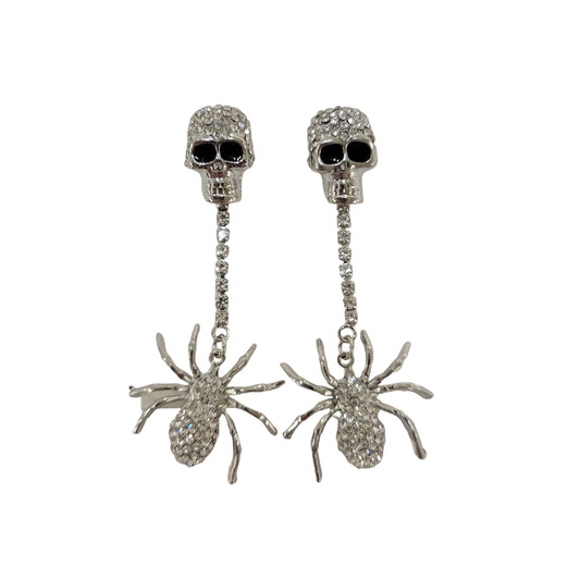 Spider Skull Earring #60-2867