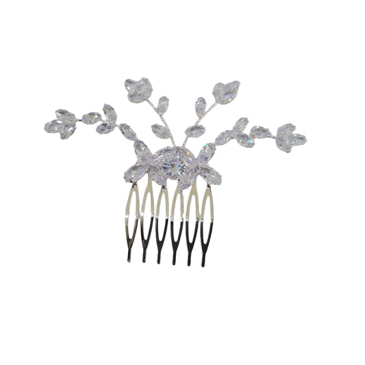CZ Hair Comb #60-034