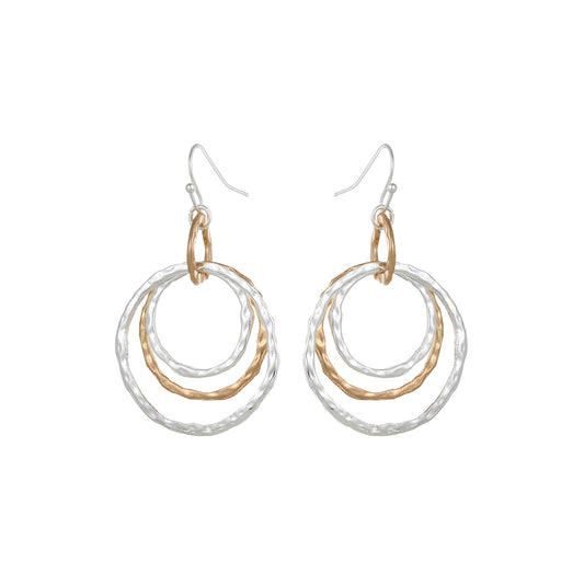 Circle Drop Earring #12-26803