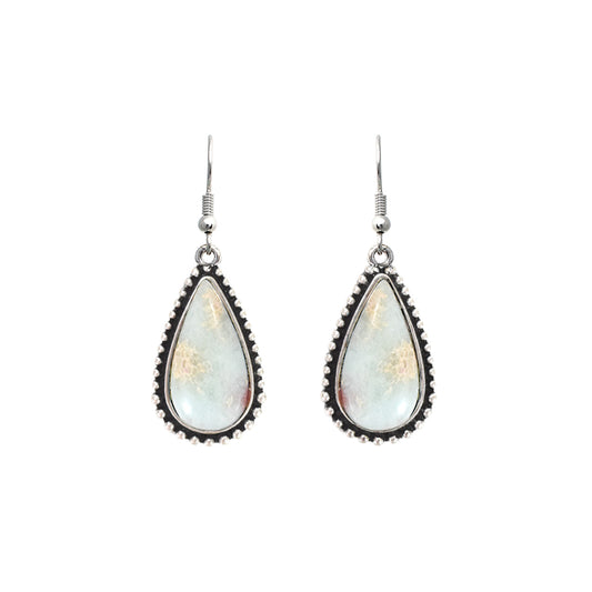 Stone Drop Earring #12-27448