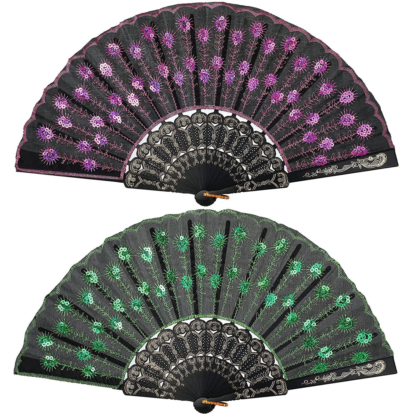 Sequin Fans 12-Pack #88-70012