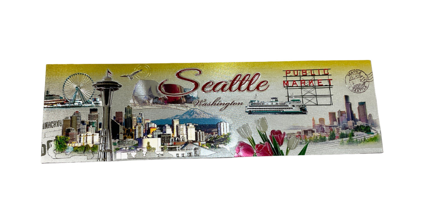 Seattle Rectangle Gloss Magnet #88-088247713