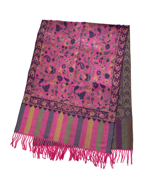 Winter Paisley Scarf #89-24658FU