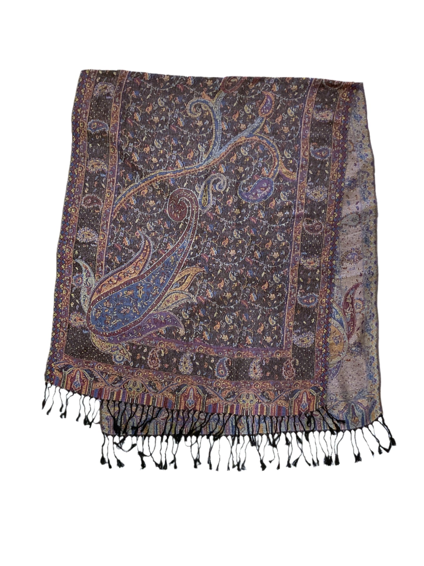 Paisley Pashmina Scarf #89-24656BLK