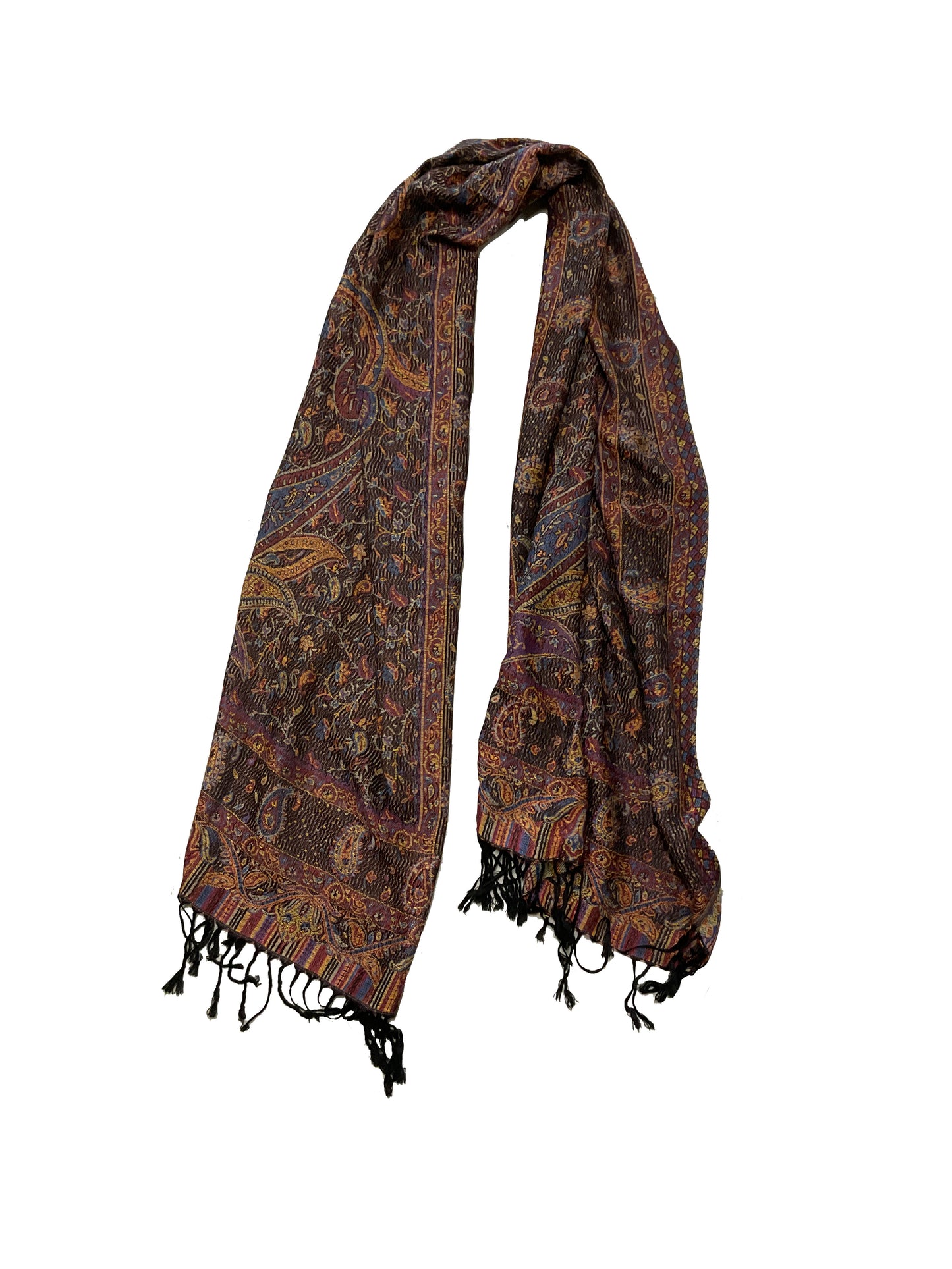 Paisley Pashmina Scarf #89-24656BLK