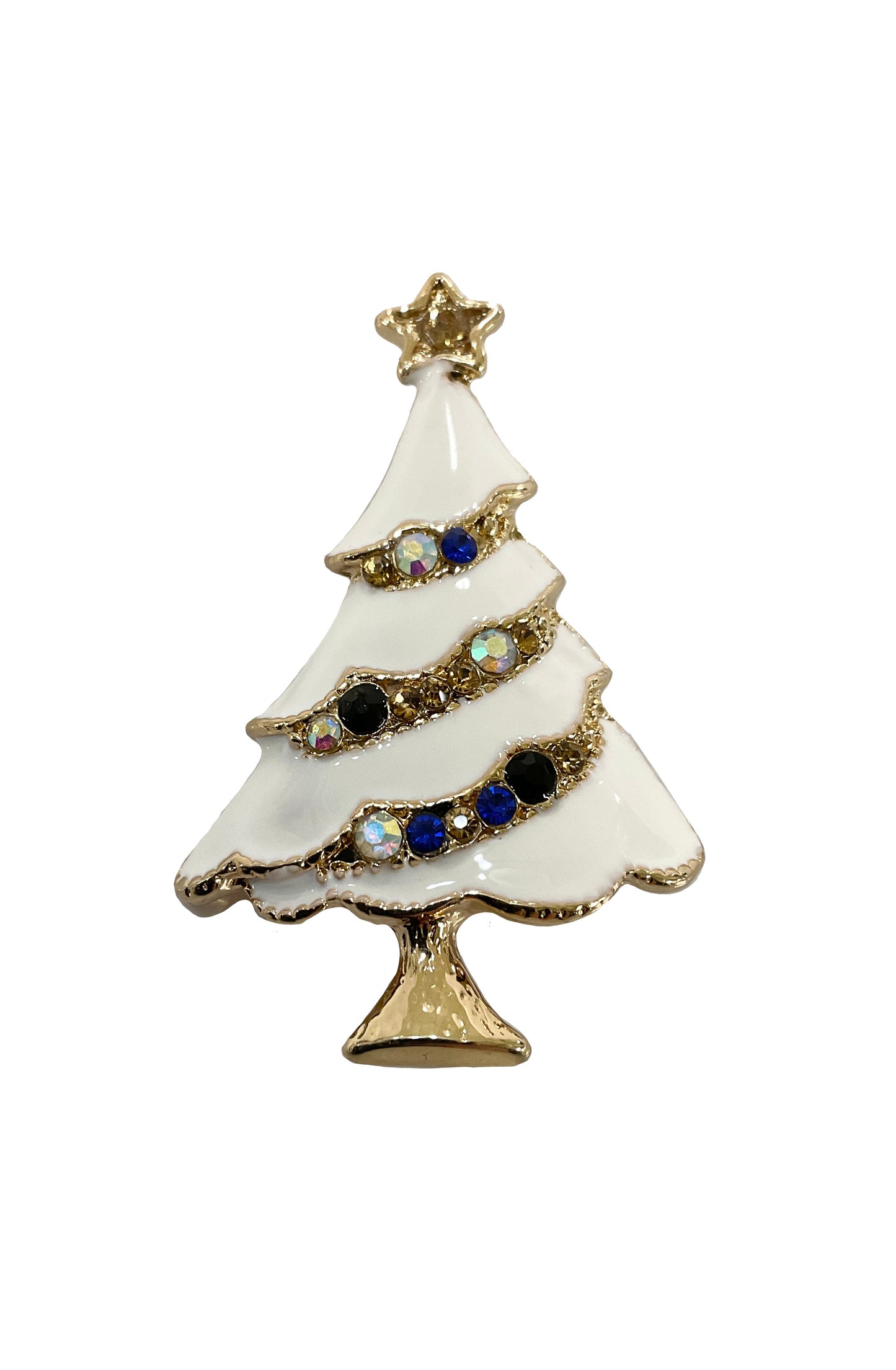 Christmas Tree Pin White #89-9032