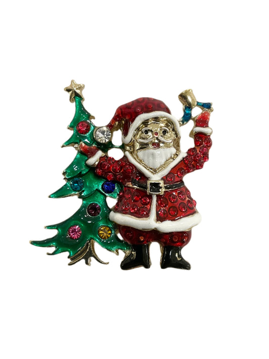 Christmas Pin Santa #19-13355