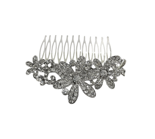 Floral Hair Comb #89-9047