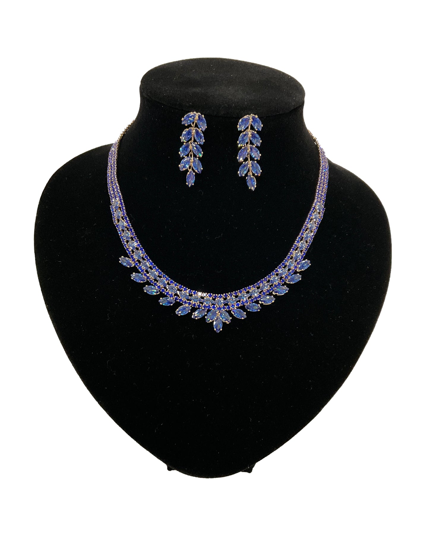 Necklace Earring Set #60-0132BL