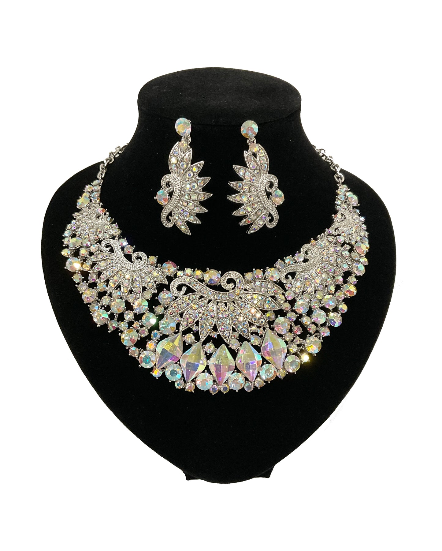 Necklace-Earring Set (AB) #66-23185AB