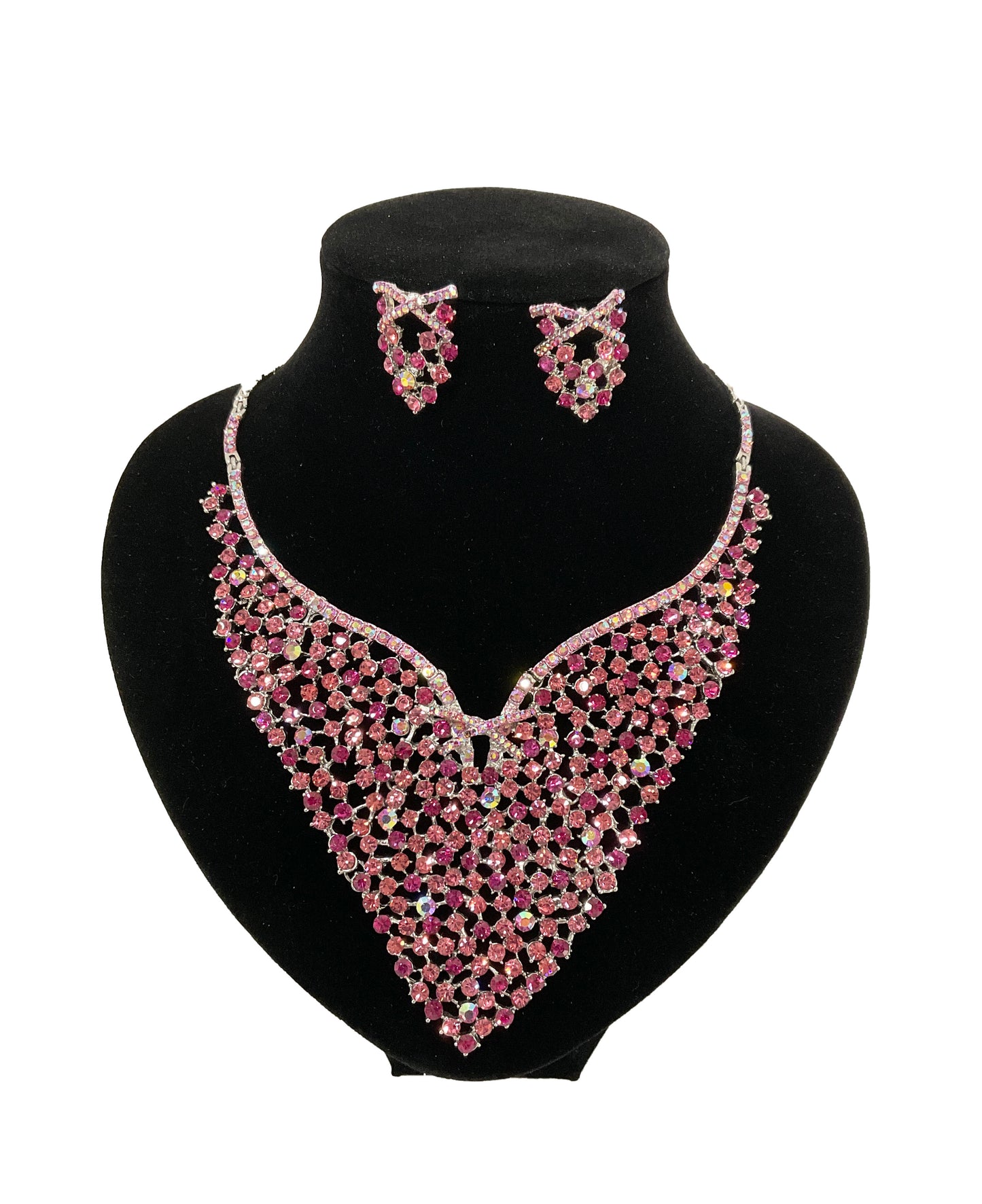 Drop Necklace Earring Set #47-4848PK