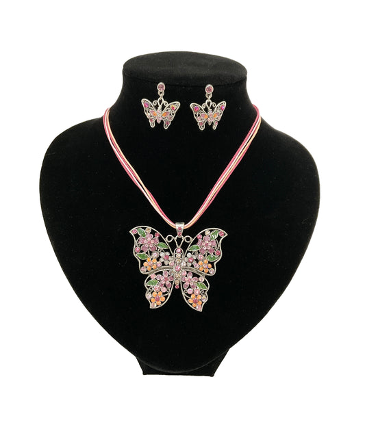 Butterfly Necklace Set #13-9078