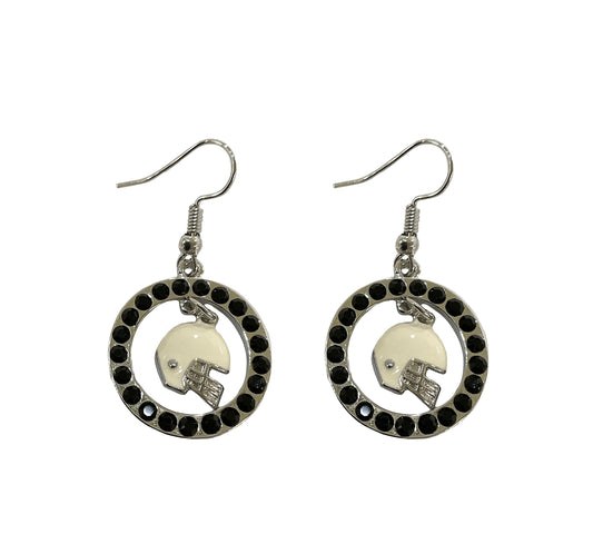 Oakland Helmet Circle Earring #28-11288OK