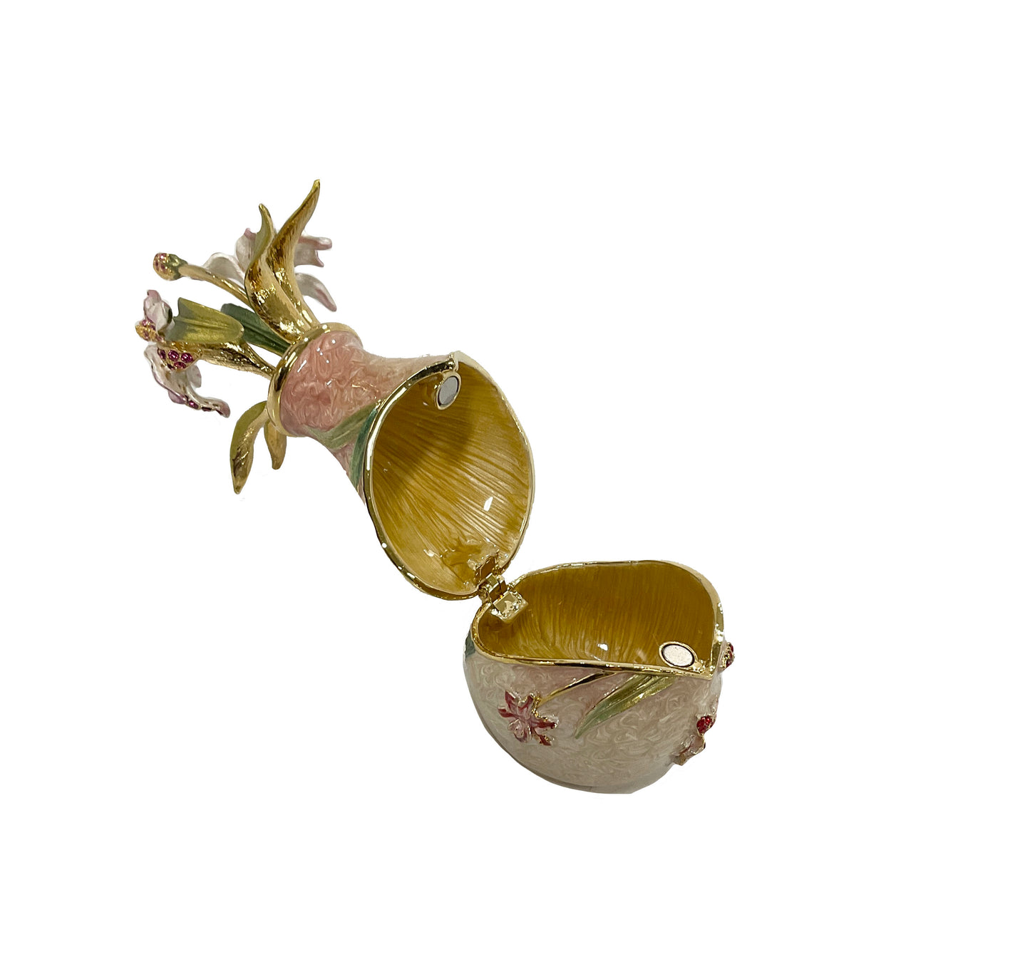 Vase with Lily Trinket Box